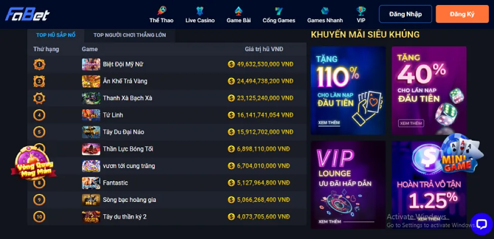 Banner khuyến mãi bắn cá độc quyền socvip apk
